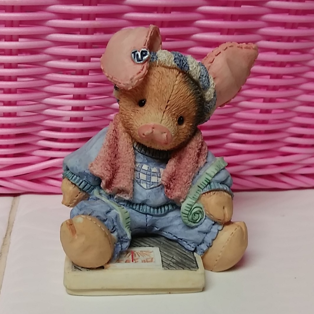 Vintage TLP This Little Piggy resin 1994